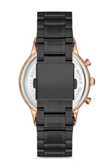 Ferro Chronograph Black Round Dial Men's Watch - FM11145A-R
