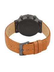Obaku Storm Guntan Chronograph Gun Round Dial Men's Watch - V180GCUURZ
