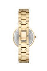 Ferro Analog Silver Round Dial Women's Watch - F21155C-B