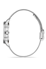 Ferro Analog Silver Round Dial Women's Watch - F40090C-A