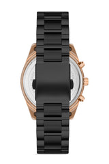 Ferro Multifunction Black Round Dial Men's Watch - FM11920A-R