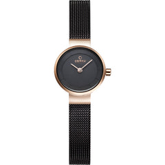 Obaku Spire Walnut Analog Brown Round Dial Women's Watch - V199LXVNMN
