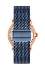 Ferro Siena Classica Analog Blue Round Dial Men's Watch - F11182C-T