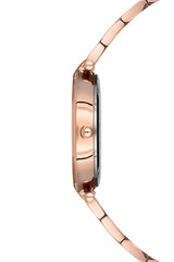 Ferro Analog Silver Round Dial Women's Watch - F21128A-C