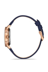 Ferro Lambrusco Analog Blue Round Dial Women's Watch - F21182B-T