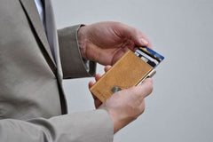 Tru Virtu 24104000134 Classic Edition Brown Solid Pattern Wallet