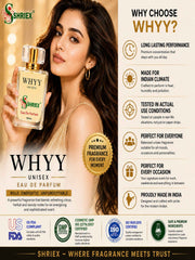 Shriex WHYY Eau De Parfum Unisex Fragrance  – Inspired By ŸSĹ Ÿ - 50 ml