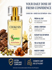 Shriex CHOKO SIN Eau De Parfum Unisex Fragrance  – Inspired By AŘMǞF KŨŃǞFǞ CHOCOLATE - 100 ml