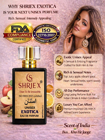 Shriex Exotica Unisex Luxury Long-Lasting Perfume Inspired By HǞWǞS