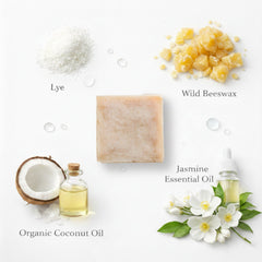 KHEONI  Jasmine Beeswax Soap - 100 gm