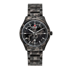 JDM Military Swiss Made ALPHA MISSION Analog Camouflage Round Dial Men's Watch- JDM-WG010-07