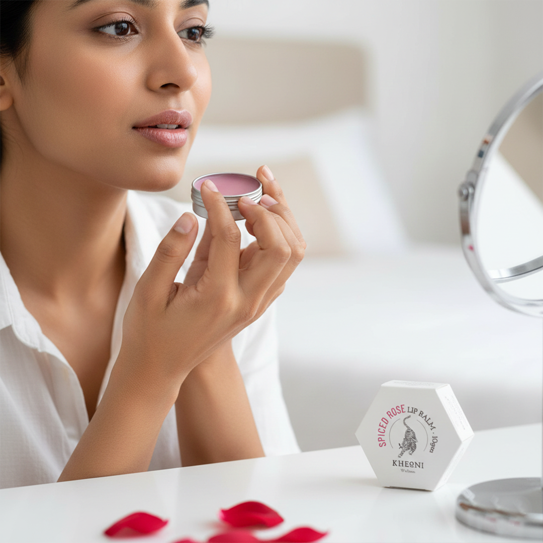 KHEONI  Spiced Rose Lip Balm - 10 gm