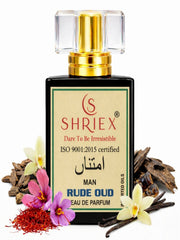 Shriex Rude Oud Men Luxury Long-Lasting Perfume Inspired By LǞŤŤǞFǞ’s ǞMĔĔŘ ǞĹ OUDH