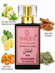 Shriex Mandarin Men Luxury Long-Lasting Perfume Inspired By JƤǦ ǓĹŤRA MALE