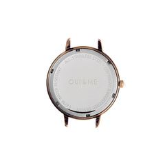OUI & ME Fleurette Analogue Black Round Dial Women's Watch- ME010075