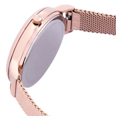 OUI & ME Fleurette Analogue Rose Gold Round Dial Women's Watch- ME010103