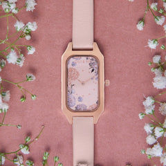 OUI & ME Finette Analogue Rose Gold Rectangle Dial Women's Watch- ME010120