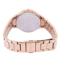 OUI & ME Petite Bichette Analogue Rose Gold Round Dial Women's Watch- ME010156