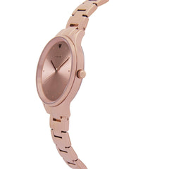OUI & ME Petite Bichette Analogue Rose Gold Round Dial Women's Watch- ME010156