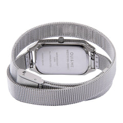 OUI & ME Finette Analogue Silver Rectangle Dial Women's Watch- ME010165