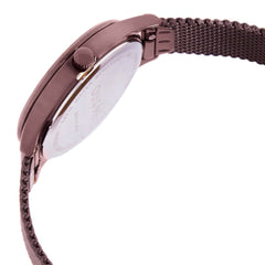 OUI & ME Minette Analogue Burgundy Round Dial Women's Watch- ME010197