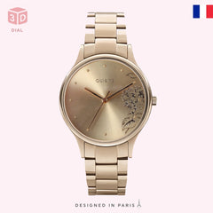 OUI & ME Bichette Analogue Yellow Gold Round Dial Women's Watch- ME010218