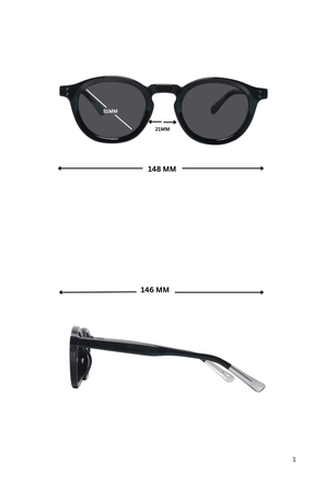 Jodykoes Legacy Round Sunglasses – UV400 Polarized - JK-SG-6260-C1