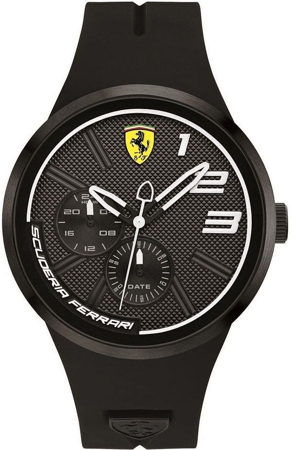 Scuderia Ferrari Fxx Multifunction Black Round Dial Men's Watch - 830472