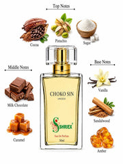 Shriex CHOKO SIN Eau De Parfum Unisex Fragrance  – Inspired By AŘMǞF KŨŃǞFǞ CHOCOLATE - 50 ml