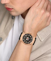 Scuderia Ferrari Aspire Quartz Black Round Dial Men's Watch- 0830872