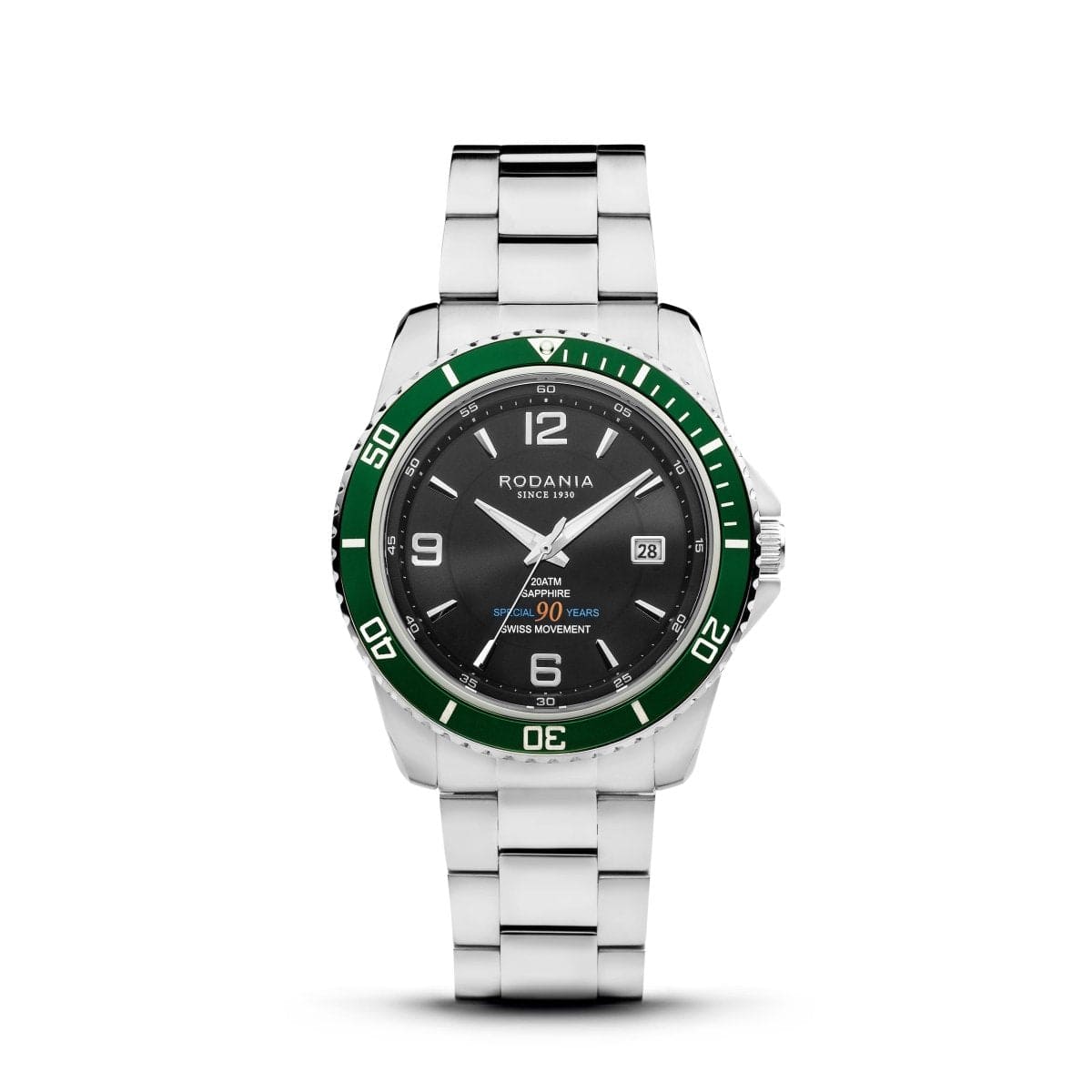 RODANIA Limited Edition Leman Swiss Made Analog Black Round Dial Men's Watch- R18009