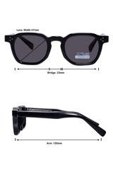 Jodykoes Legacy Hexagonal Sunglasses – UV400 Polarized - JK-SG-66502-BLACK