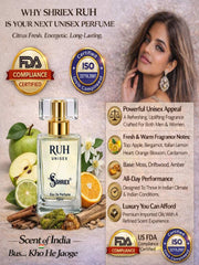 Shriex Ruh –  Fresh Cool Aquatic Unisex Perfume Inspired By HǞWǞS IĆE