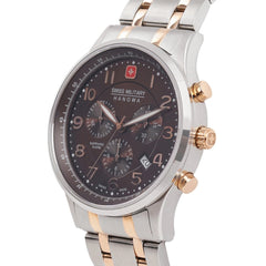 SWISS MILITARY PATRIOT Chronograph Brown Round Dial Men’s Watch – SM14227JSTR.H12MAS
