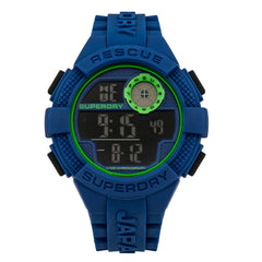 Superdry Radar Digital Black Round Dial Men's Watch- SYG193U