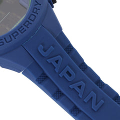 Superdry Radar Digital Black Round Dial Men's Watch- SYG193U