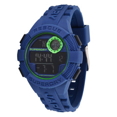 Superdry Radar Digital Black Round Dial Men's Watch- SYG193U