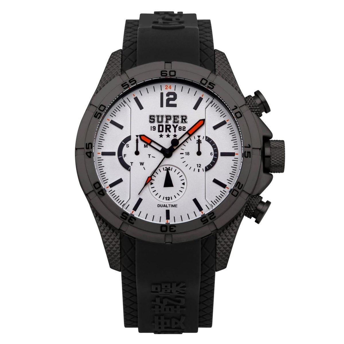 Superdry Adventurer Multifunction White Round Dial Men's Watch- SYG257B
