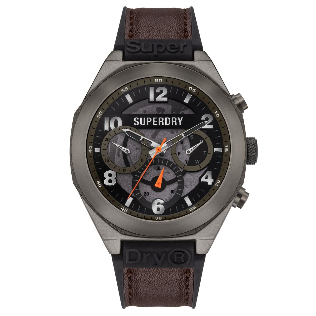 Superdry ADVENTURER Multifunction Black Round Dial Men's Watch- SYG307BR