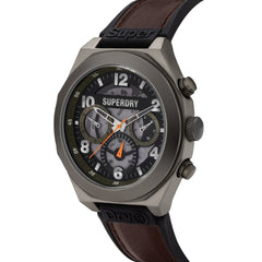 Superdry ADVENTURER Multifunction Black Round Dial Men's Watch- SYG307BR