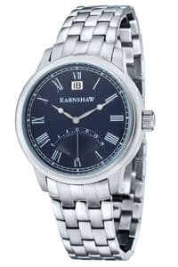 EARNSHAW CORNWALL Japan Quartz Blue Round Dial Men's Watch - ES-8033-11