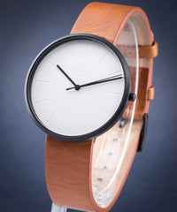 Obaku Hassel 
Tawny Analouge Silver White Round Dial Men's Watch -  V219GXBIRZ