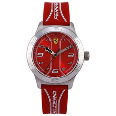 SCUDERIA FERRARI ACADEMY Quartz Red Round Dial Kid's Watch- 0810023