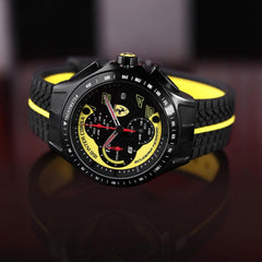 SCUDERIA FERRARI Race Day Chronograph Black Round Dial Men's Watch - 0830078
