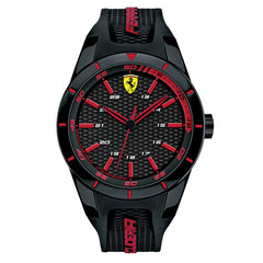SCUDERIA FERRARI REDREV Quartz Black Round Dial Men's Watch- 0830245