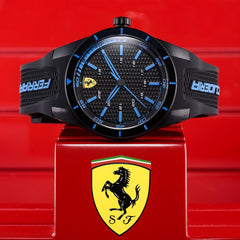 SCUDERIA FERRARI REDREV Analog Black Round Dial Men's Watch - 0830247