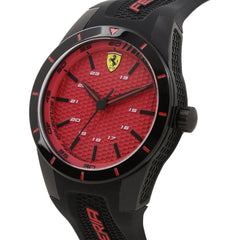 SCUDERIA FERRARI REDREV Quartz Red Round Dial Men's Watch- 0830248