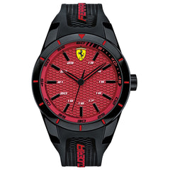 SCUDERIA FERRARI REDREV Quartz Red Round Dial Men's Watch- 0830248