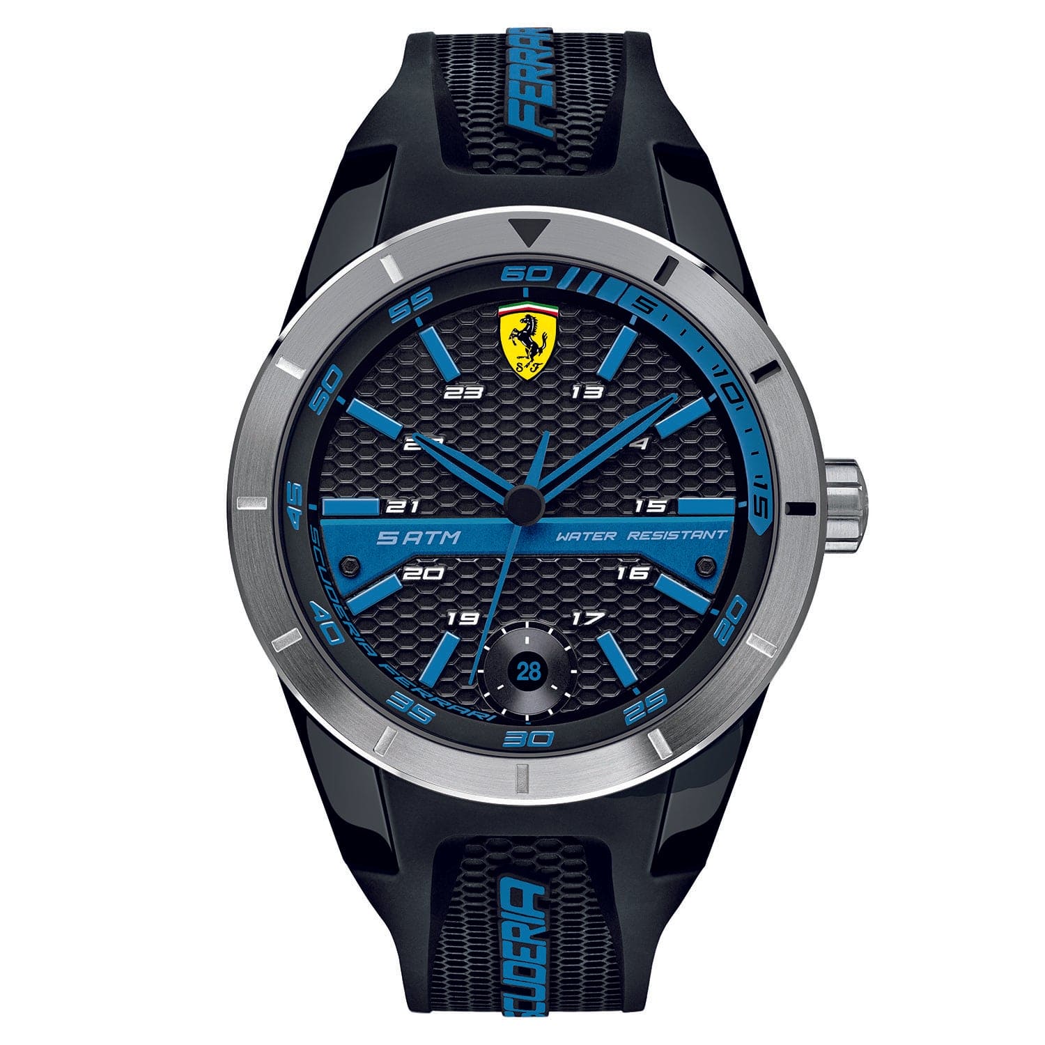 Scuderia Ferrari Redrev T Quartz Black Round Dial Men's Watch- 0830252