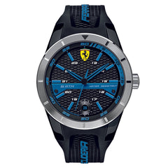 Scuderia Ferrari Redrev T Quartz Black Round Dial Men's Watch- 0830252